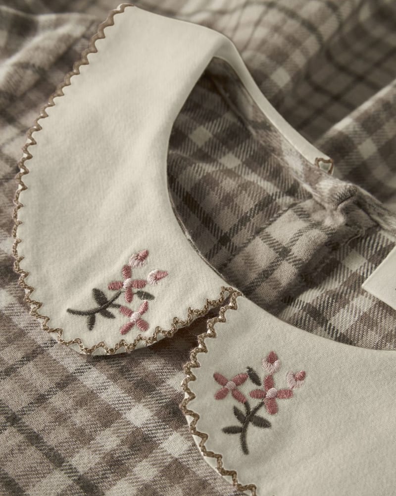 Kjole Baby M/ Krage - Øko bomull | REBEL LS BODY DRESS