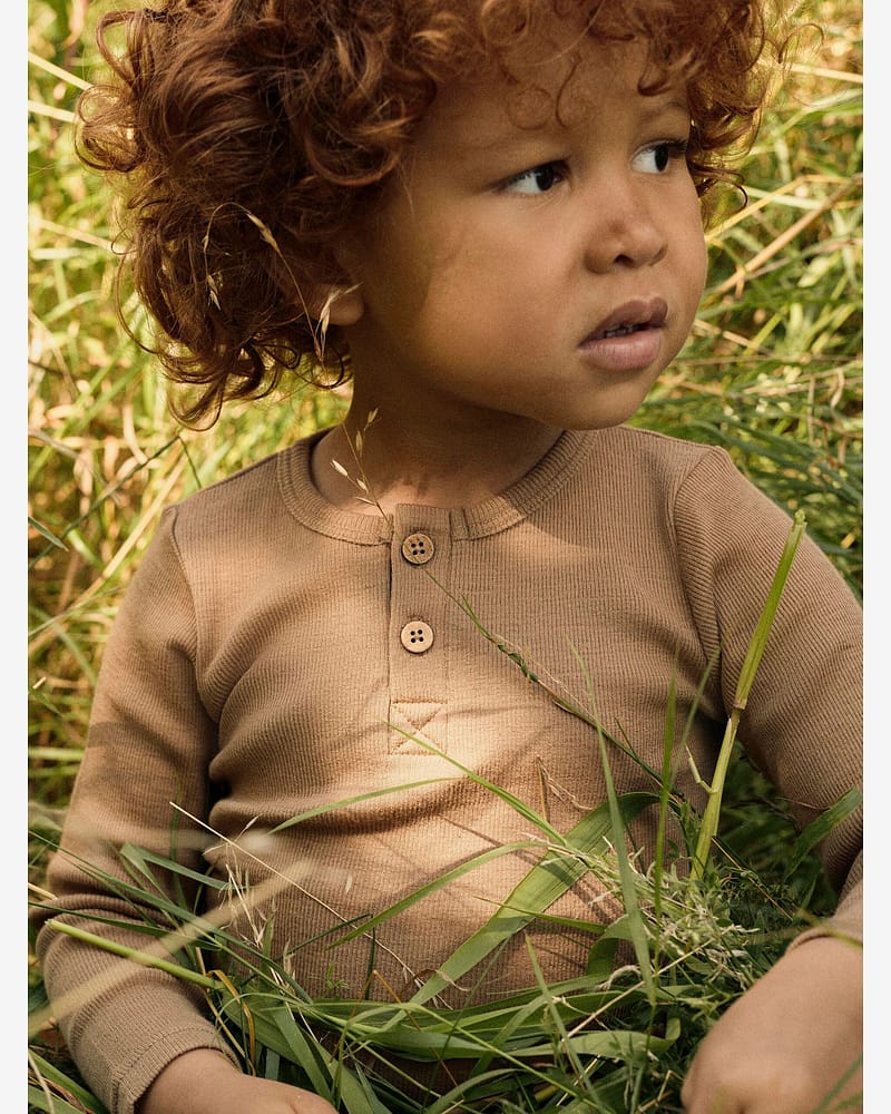 Ulltrøye Langermet Barn - 100% Merino | Noel Neb Wool LS Slim Top