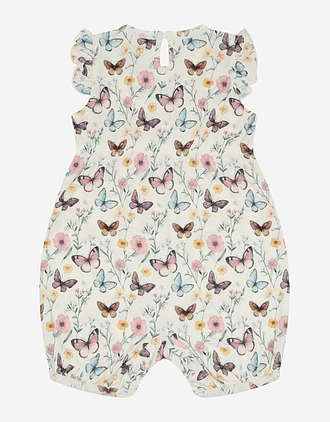 Romper Baby, Pysj - 95% Bambusviskose, 5% Elastane | HCMilu Butterfly