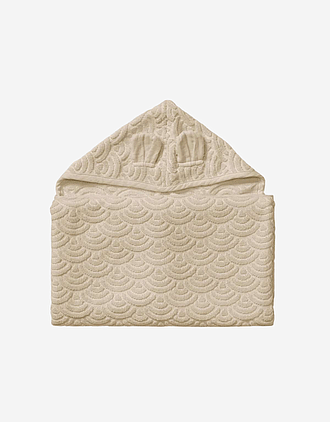 Badehåndkle Barn m/ Hette | 70x130cm - 100% Øko Bomull