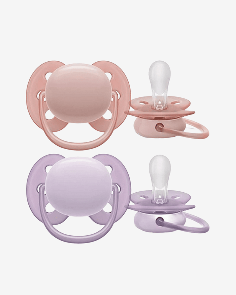 Smokk Ultra Soft 2pk - Dråpeform, Silikon | 0-6m