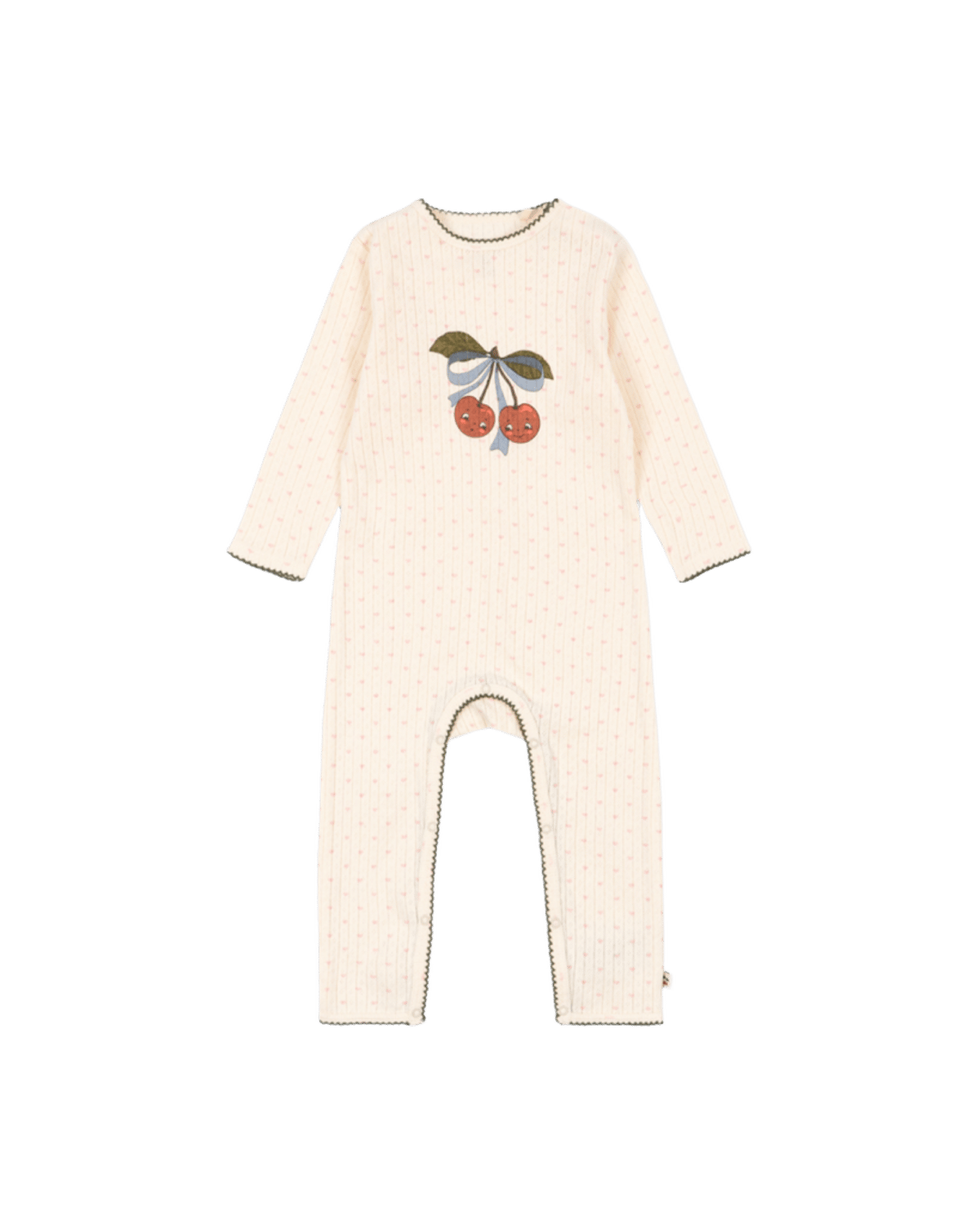Heldress - 100% Øko Bomull, Pointelle | Minnie Onesie GOTS
