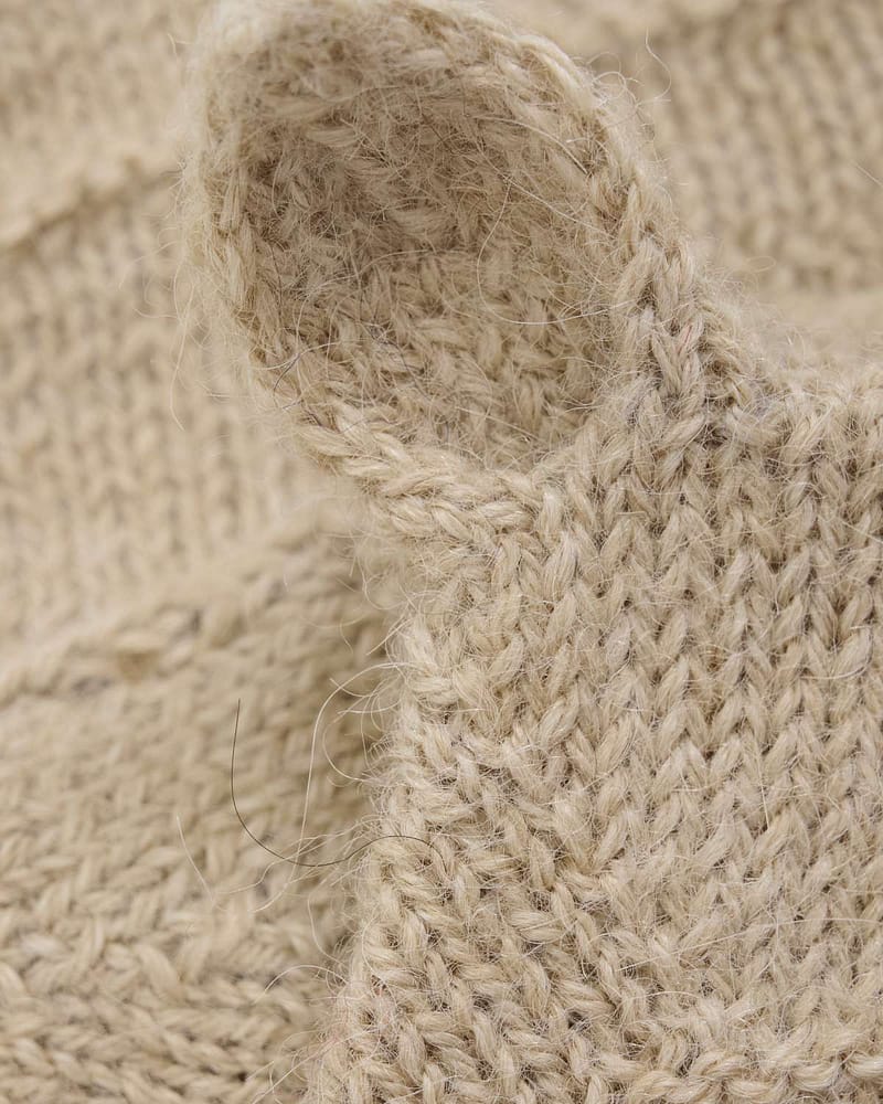 Babylue med ører - 100% Alpakka | Bonnet Ears Alpaca Wool Knit