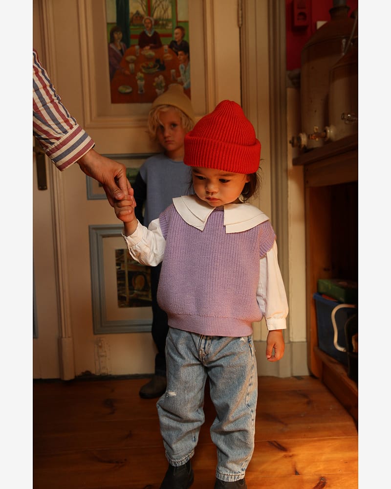 Ullvest Barn - 100% Merino, Ubehandlet Ull | Vest Harvey