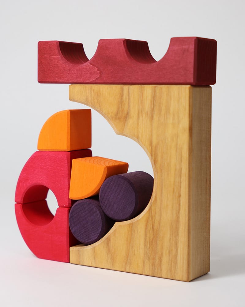 Byggesett og Puslespill - 8 klosser | Building Set