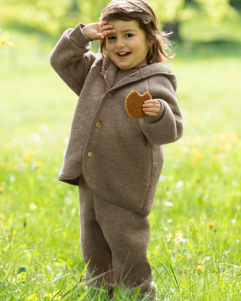 Babybukse i Ullfleece - 100% Ubehandlet Ull