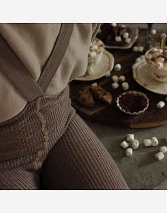Strømpebukse Rib u/ føtter, m/ seler - Footless Tights