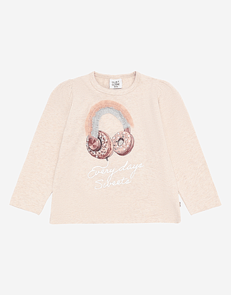 Bluse Barn M/ Volangerkrage - Øko Bomull | Alma Headphones