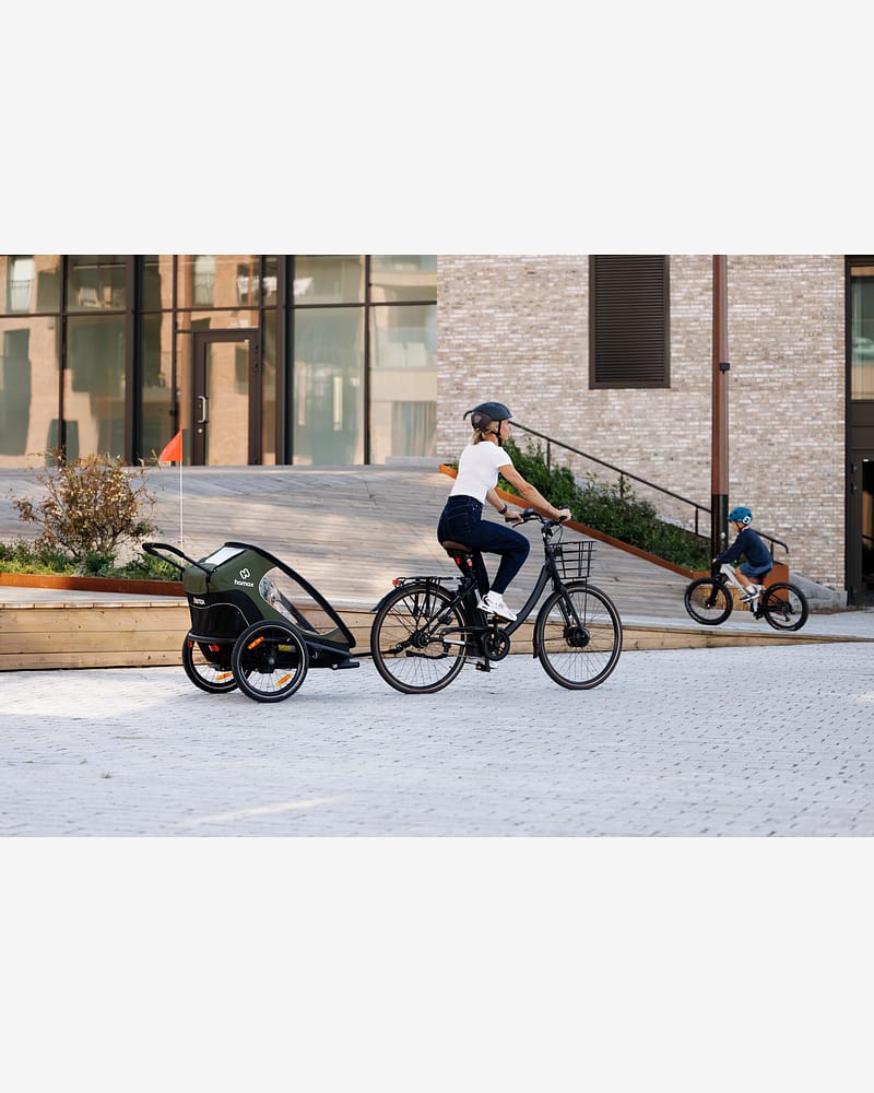 Hamax Outback Sykkelvogn & Barnevogn, Plass til ett barn | Singel Bicycle Trailer