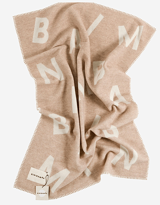 Babyteppe Ull, Tykt - 100% Merino, Ubehandlet | Alphabet Biniblanket