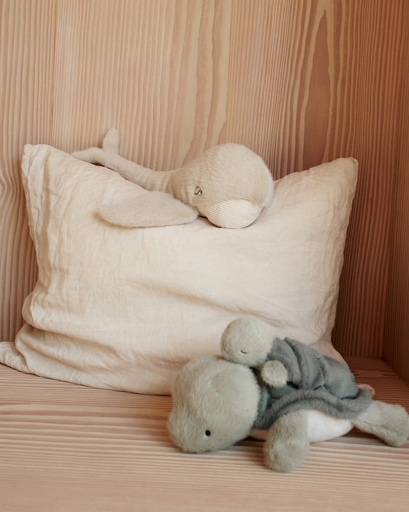 Bamse Hval - Stor, 60cm | Berman Whale Teddy