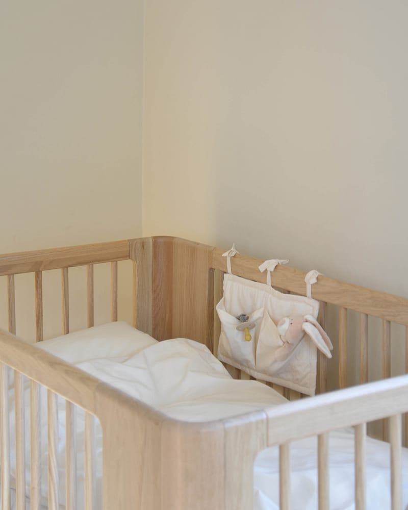 Sengelomme til Babyseng - 100% Øk. Bomull | 36x21 cm