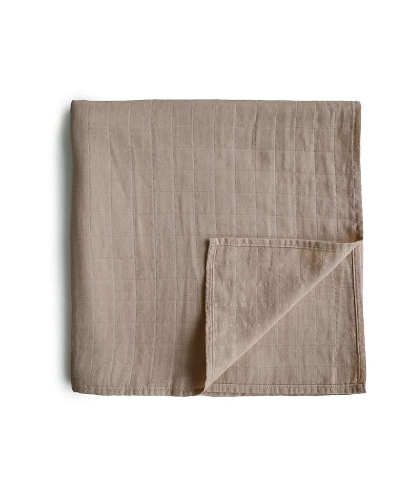Swaddle Teppe - 100% Økologisk Musselin | 120x120cm