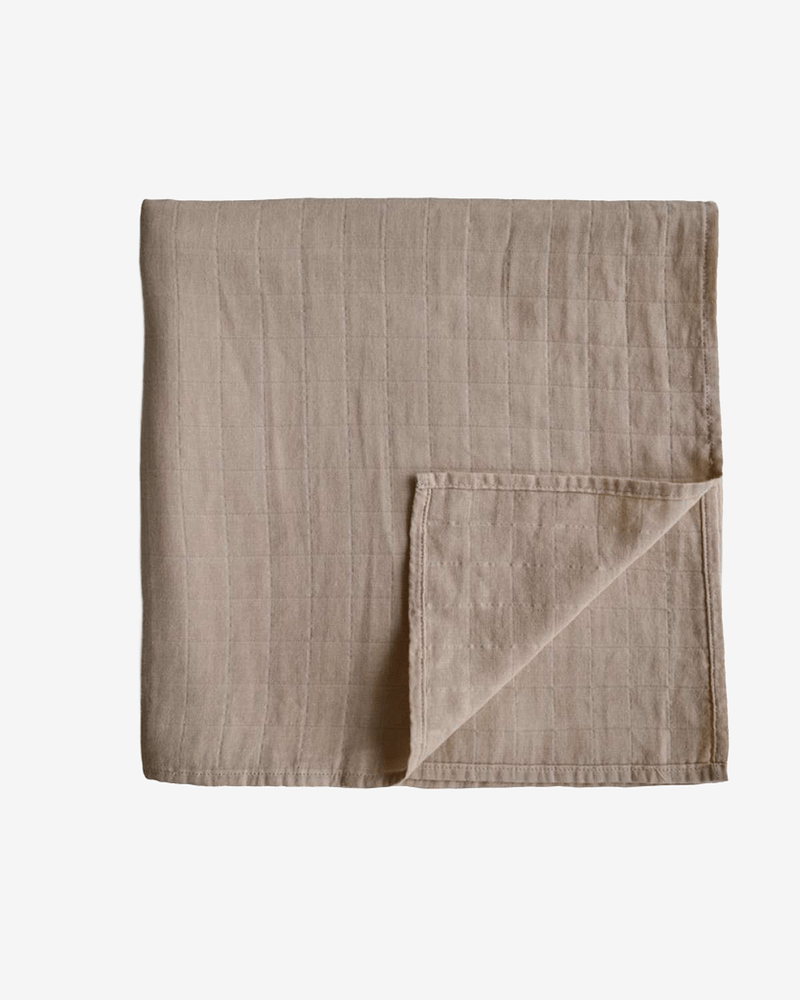Swaddle Teppe - 100% Økologisk Musselin | 120x120cm
