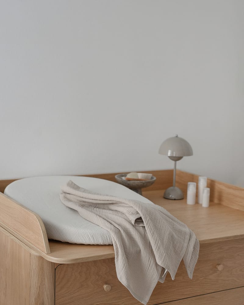 Oval Stellematte med trekk - 70x50 - Øk. Bomull