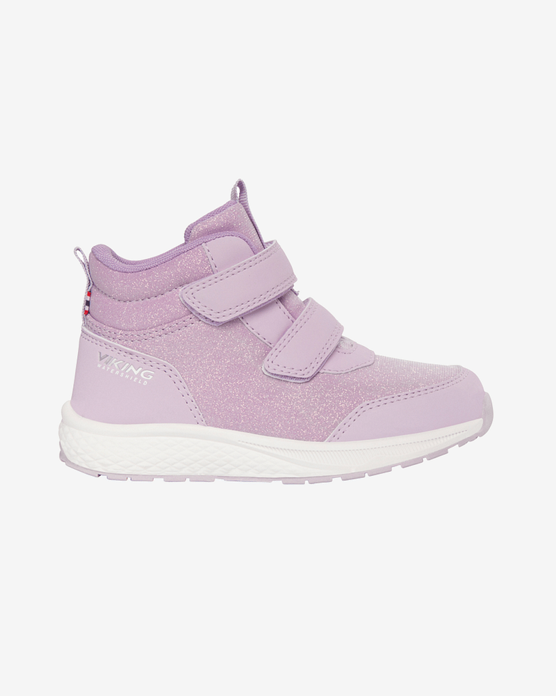 Viking Overgangssko – Vanntette, Mellomhøy Sko – Vår / Høst | Bouncy Glitter Mid WP 2V