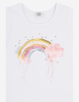 T-skjorte Barn M/ Glitter - Bomull, Elastan | HCAlma Rainbow