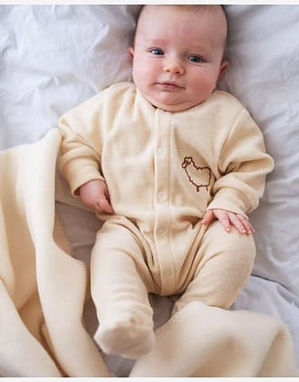 Ullpysj Baby m/ fot - 100% Ull-Frotte