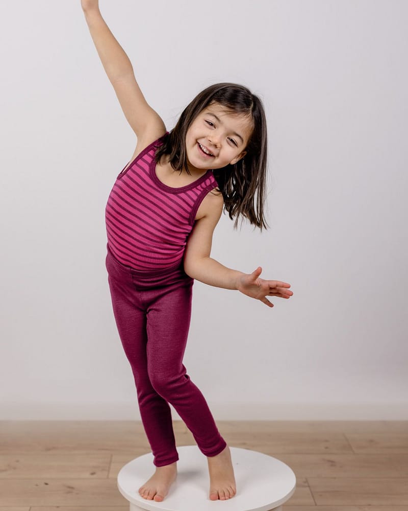 Ullongs - 70% Merino, 30% Silke, Ubehandlet Ull | Children's leggings