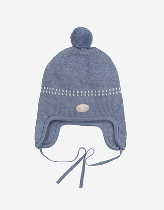 Ullue med vindstopper - 100% Merino - Lue Dobbel Classic | Ny modell 2025