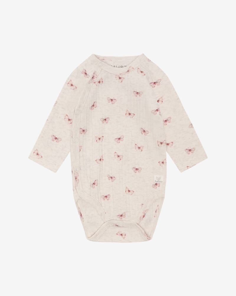 Omslagsbody Baby - 95% Øko Bomull, 5% Elastan | HCBing Animals
