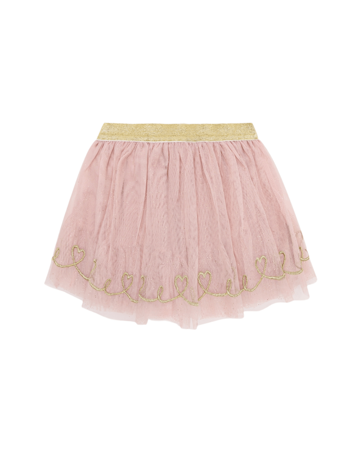 Tyllskjørt med glitter Barn – Ballerinaskjørt | Ninna Tulle, Rosa - Dusty Rose