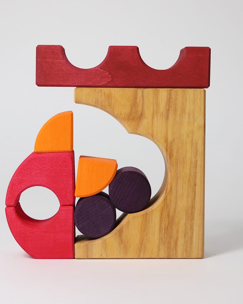 Byggesett og Puslespill - 8 klosser | Building Set