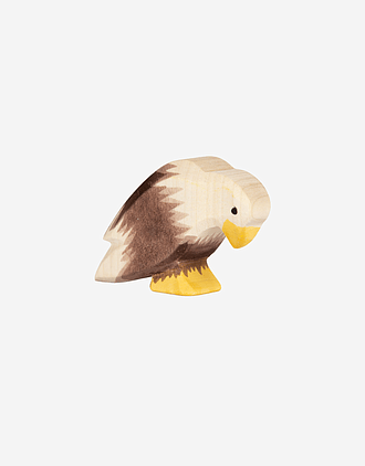 Ørn Lekedyr - Håndlaget Trefigur | Bald Eagle sitting
