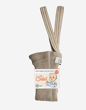 Strømpebukse Rib u/ føtter, m/ seler - Footless Tights