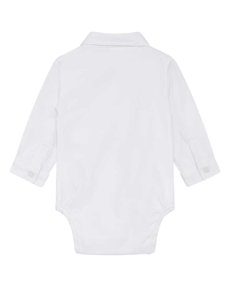 Skjortebody m/ Polo Krage - Myk og Elastisk Bomull | Basil Solid