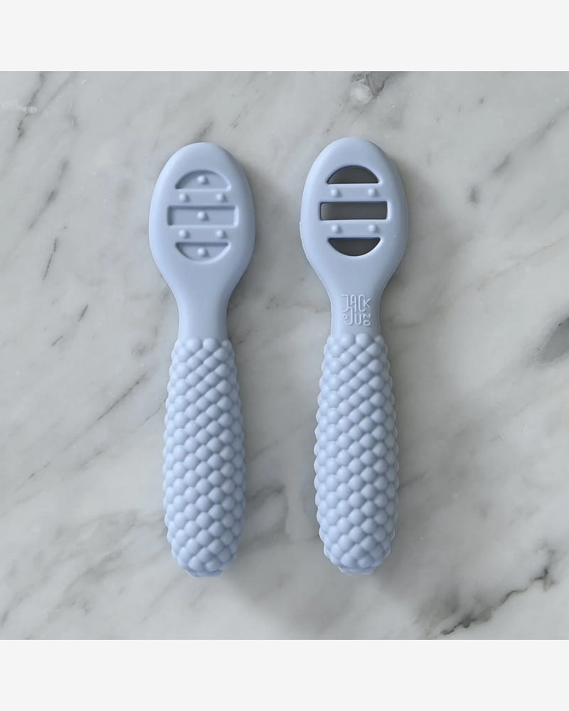 Babyskje 2pk - Silikon | Bubble Pre-Spoon