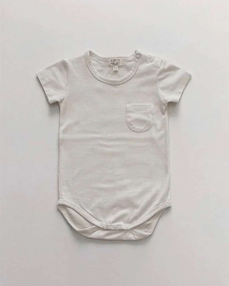 Body T Skjorte - Øk. Bomull - The Short Sleeve Pocket Onesie