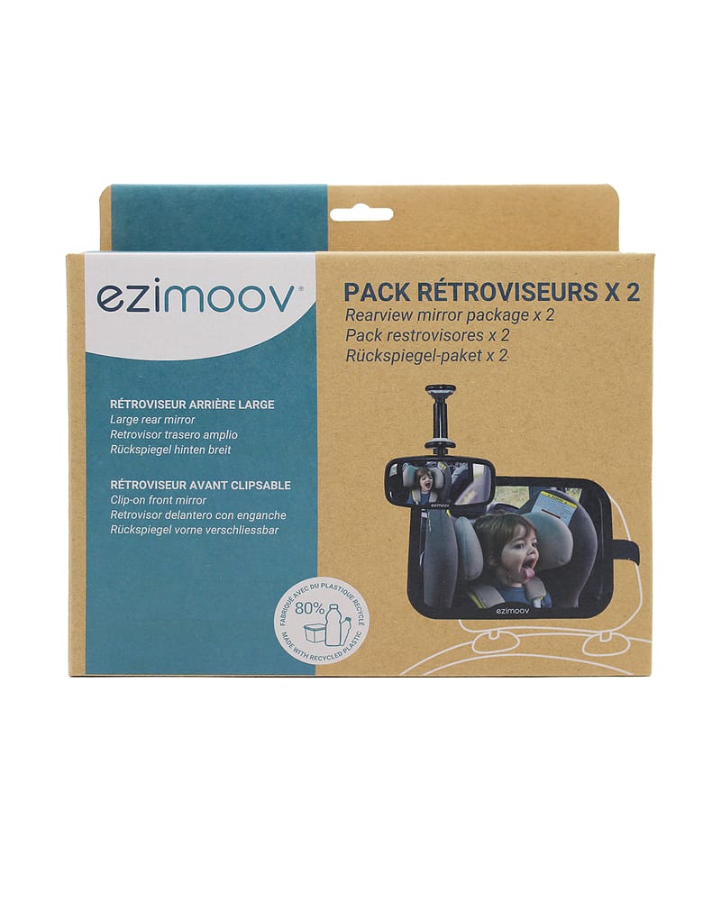 Ezimoov Bilspeil Baby Mirror sett - Bak & Front | Car Mirror Set