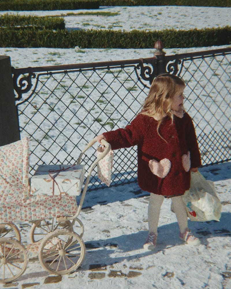 Strømpebukse med Mønster - Bomull / Ull | Wool Pointelle Tights