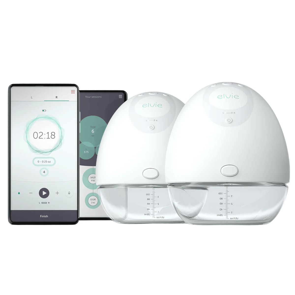 Elvie Pump handsfree brystpumpe – Dobbel, elektrisk