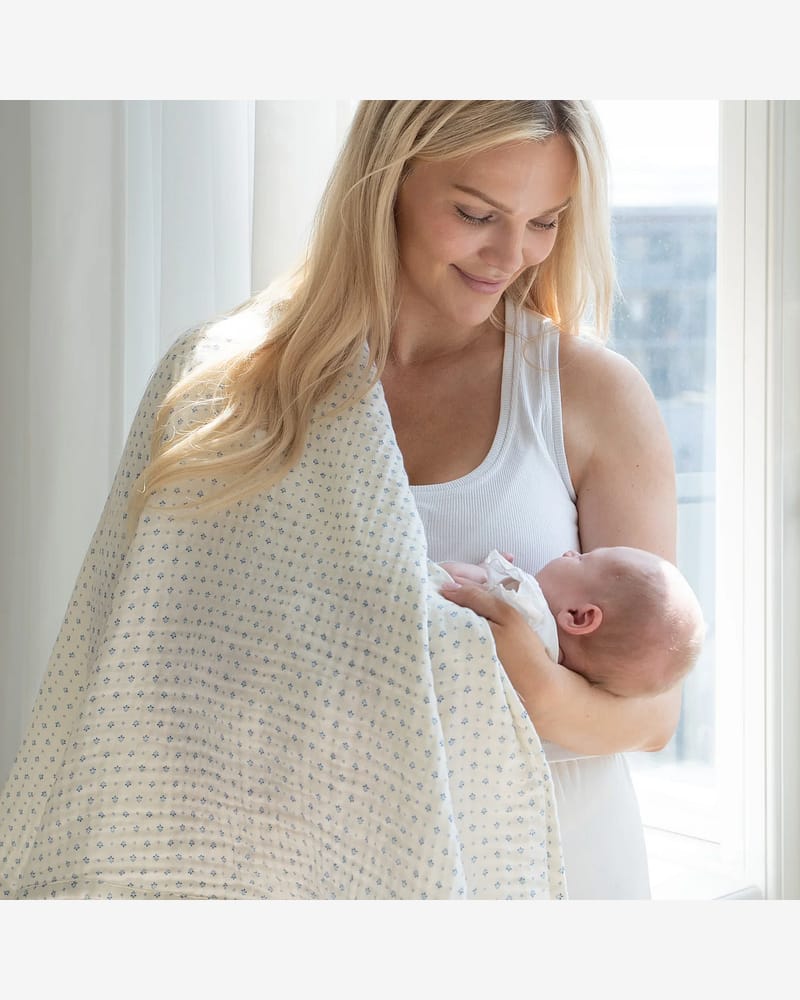 Swaddle teppe – Øko Musselin, 4 lag – 100×100 | Babyteppe GOTS