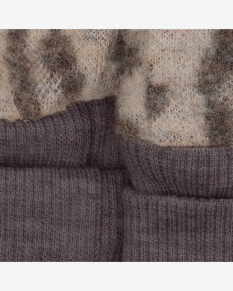 Ullvotter Ullfleece 2-Lags – Varm, 100% Merino | Mittens Wool Fleece Jacquard