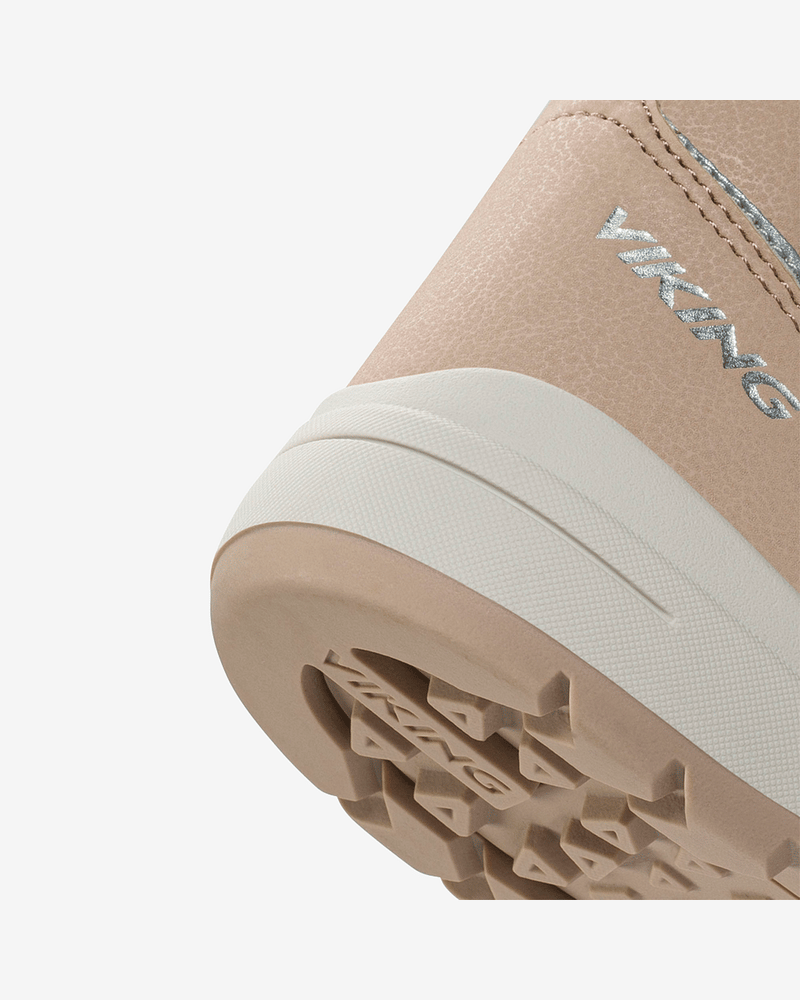 Viking Vintersko Barn - Isolert mellomhøy barnesko med glitter, Goretex | Fun Glitter Warm GTX 2V Beige