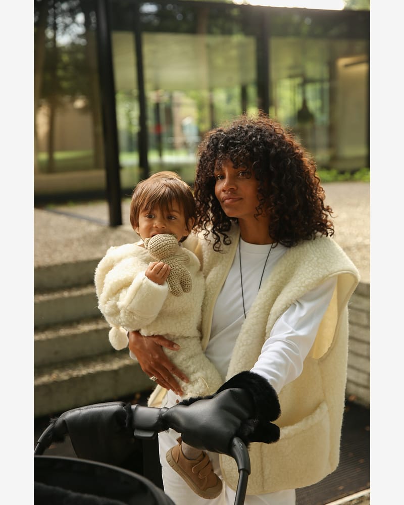 Håndmuffe Vogn - Lammeskin Merino | Buggy Mittens