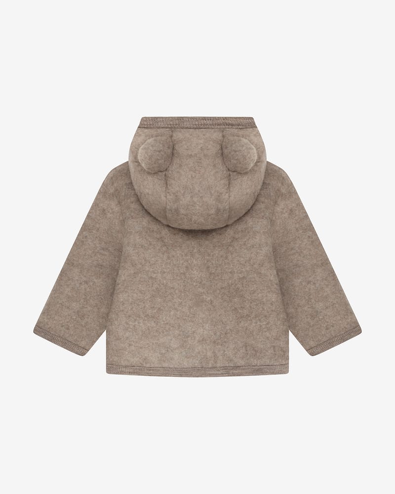 Ulljakke i ullfleece - Varm, 100% Merino | Jacket Ears Wool Fleece