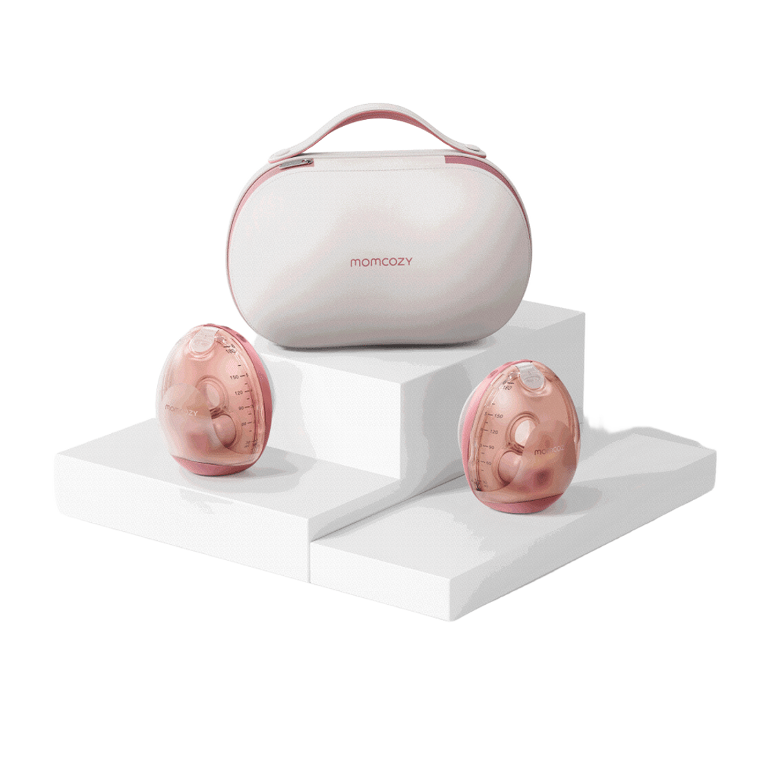 Momcozy Air 1 ultratynn handsfree brystpumpe – Dobbel, elektrisk