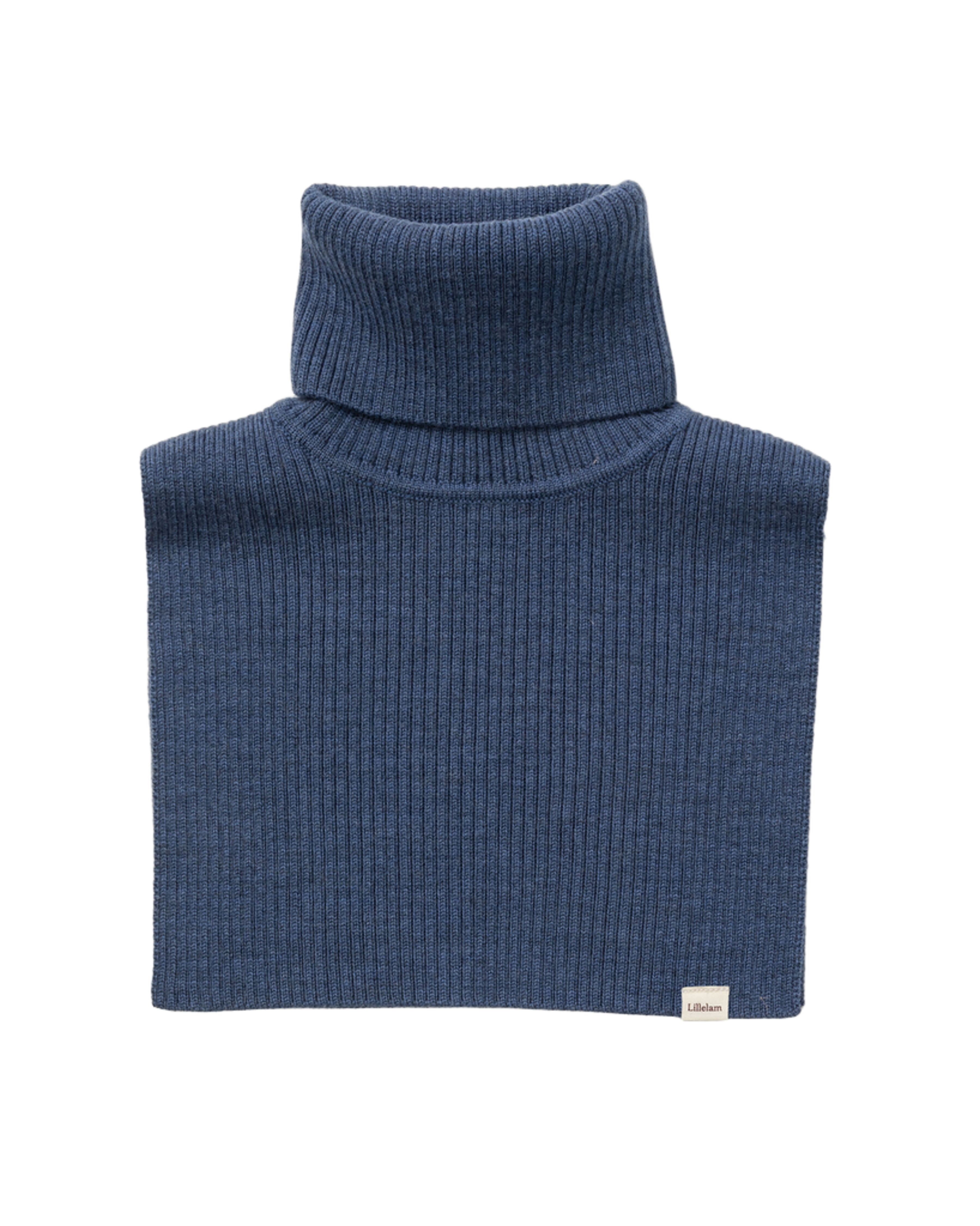 Ullhals Ribb – Strikket, 100% Merinoull | Onesize, Blå Marine