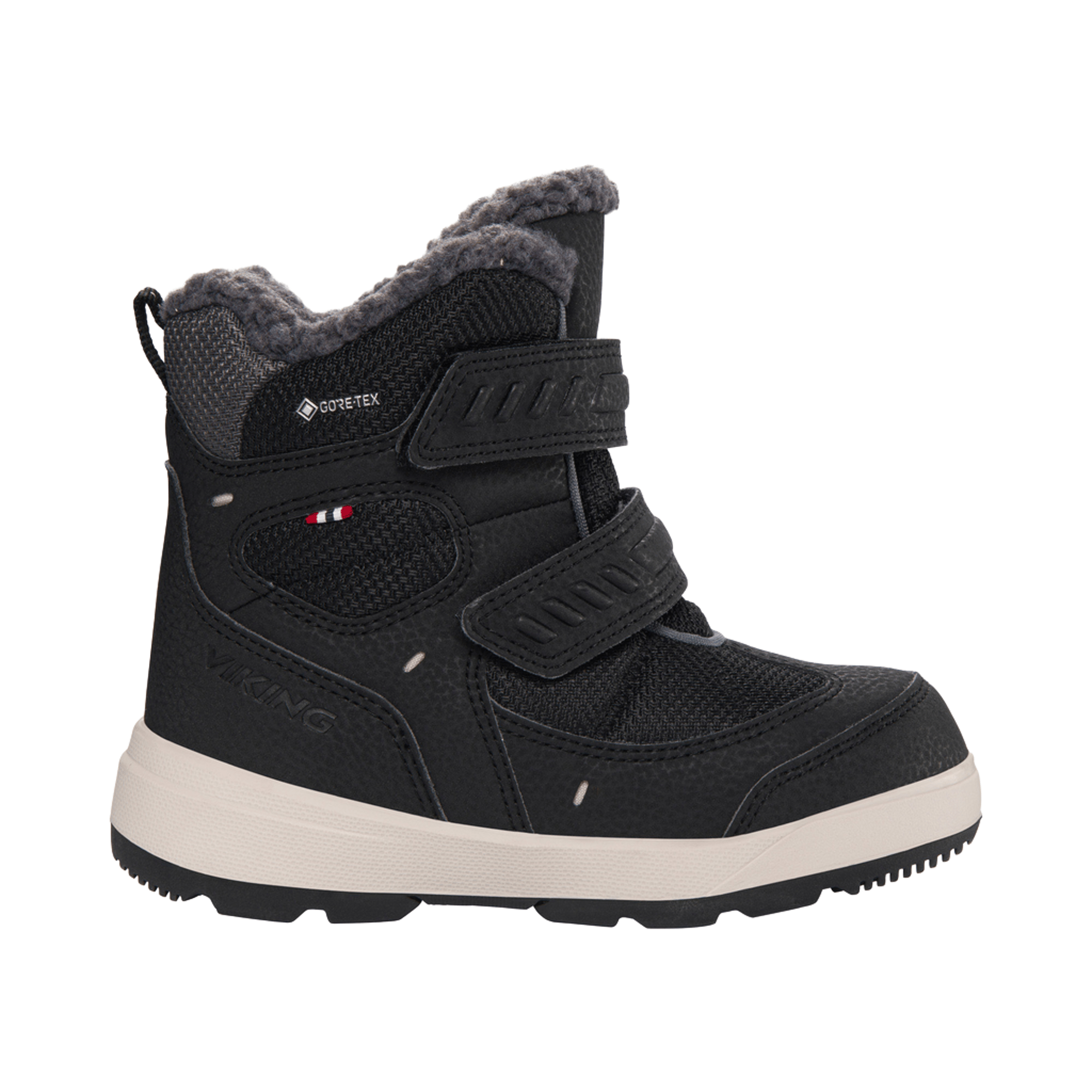 Viking Vintersko Barn – Goretex Vinterstøvler | Toasty Warm GTX 2V, Svart/Charcoal