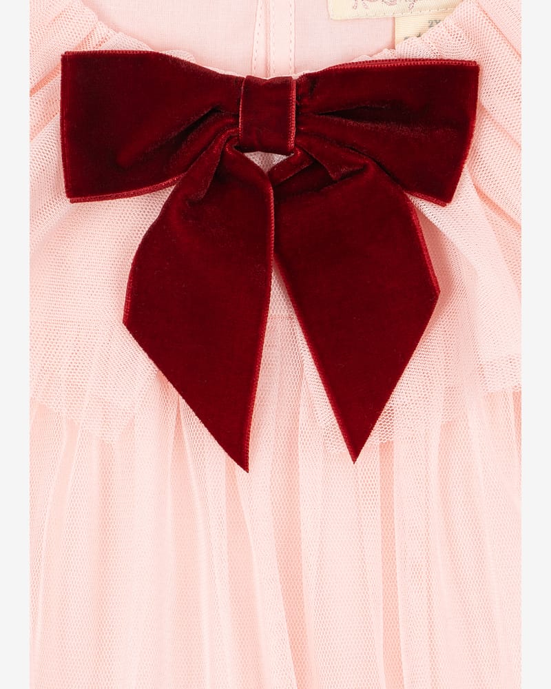 Kjole Barn m/ Stor Sløyfe - Løs og Luftig | Bow Dress
