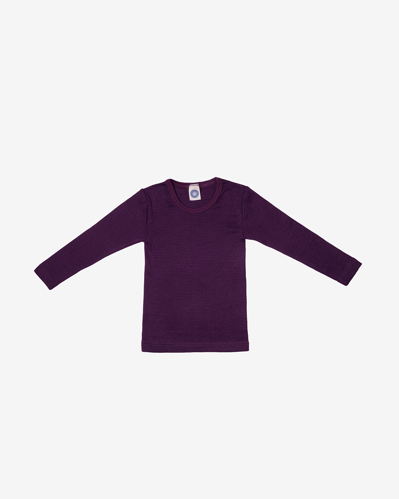 Ulltrøye Langermet - 70% Merino, 30% Silke - Ubehandlet Ull