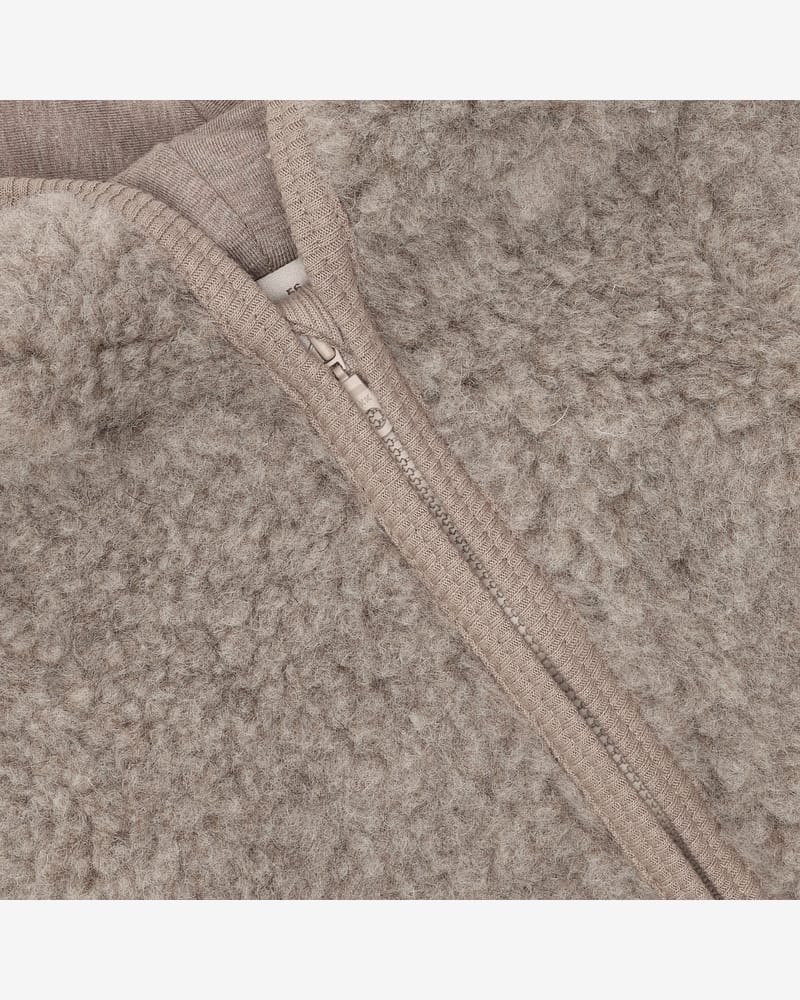 Teddy Ulldress i ullfleece - Varm, 100% Merino | Pram Suit Wool Fleece