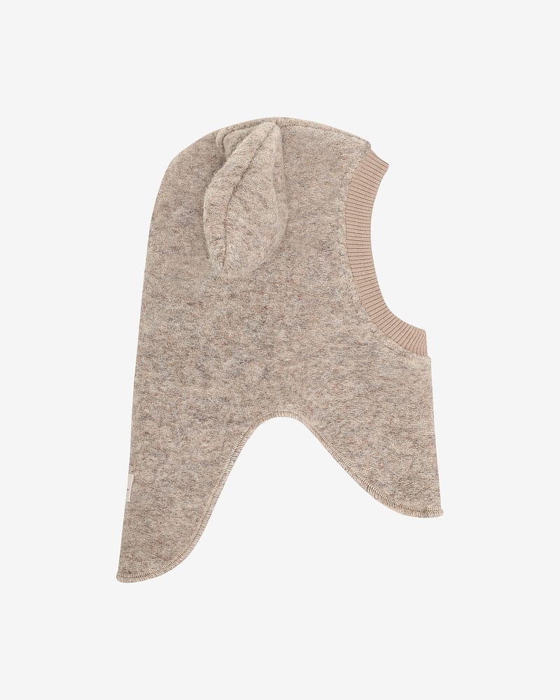 Balaclava Ull 2-lags - Kaninører, Børstet Ullfleece | Ears Wool