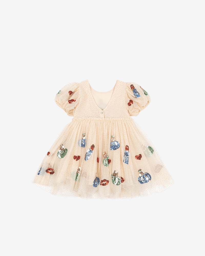 Tyllkjole m/ Glitter Paljetter | Yvonne Puff Dress