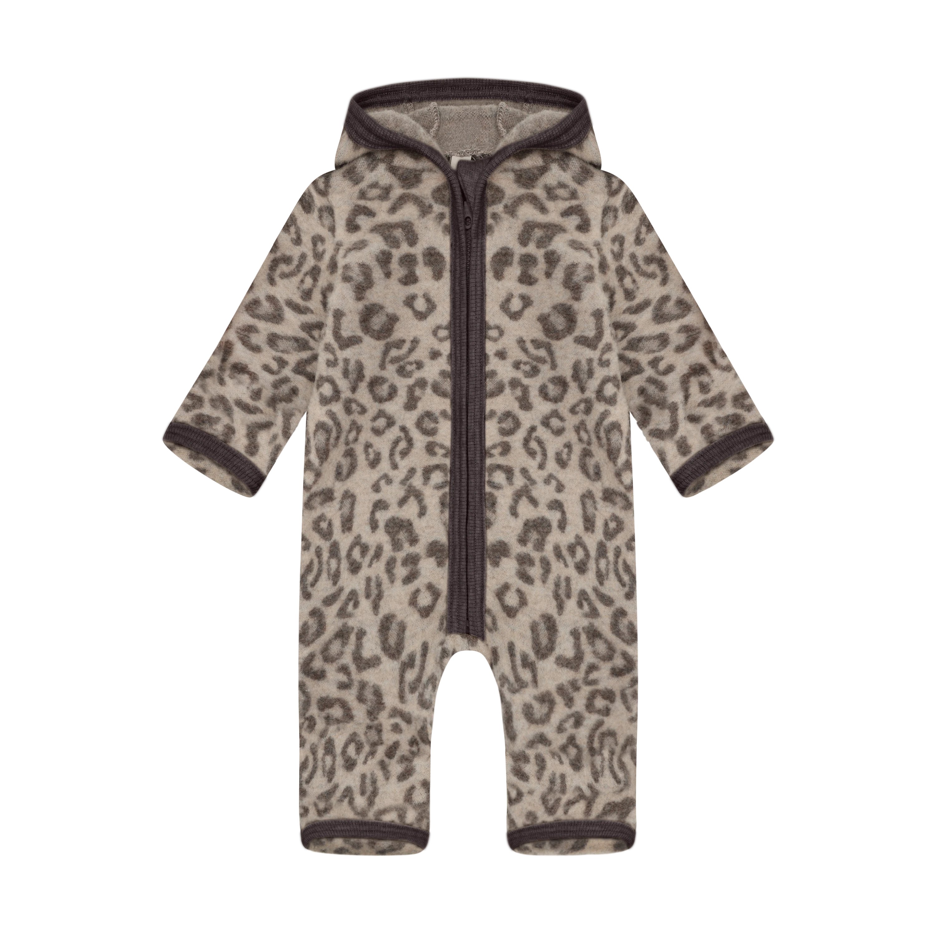 Ulldress i ullfleece – Varm, 100% Merino | Pram Suit Wool Fleece Jacquard