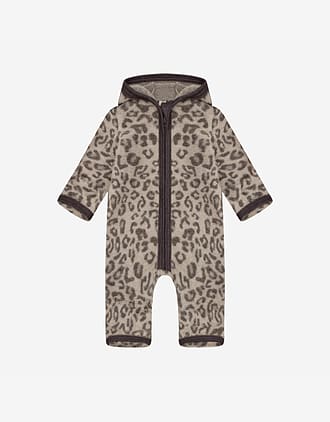 Ulldress i ullfleece - Varm, 100% Merino | Pram Suit Wool Fleece Jacquard